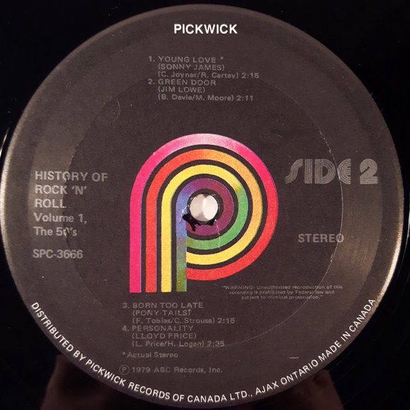 History Of Rock N Roll - Volume One The Fifties - Vinyl LP Record - Picture 4 of 4